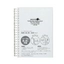 【暮らしラクラク応援セール】LIHIT LAB.(リヒトラブ) AQUA DROPs(アクアドロップス) ツイストリングノート B6 S型(タテ型) 乳白 N-...