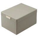 【暮らしラクラク応援セール】LIHIT LAB.(リヒトラブ) Roomy 折りたたみボックス 深型 A4 グレー A-794-27【取り寄せ・返品不可商品】
