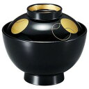 【暮らしラクラク応援セール】福井クラフト 新和越前椀 黒つぼつぼ 37001840【取り寄せ・返品不可商品】
