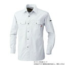 【暮らしラクラク応援セール】桑和 6115 長袖シャツ 3Lサイズ シルバーグレー(22)【取り寄せ・返品不可商品】