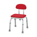 【暮らしラクラク応援セール】安寿 シャワーベンチMini 背付 536-172 レッド 209978 S0251【取り寄せ・返品不可商品】