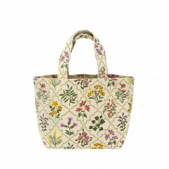 【暮らしラクラク応援セール】キャンバスバッグ レースフラワー ナチュラル 14224750421【取り寄せ・返品不可商品】