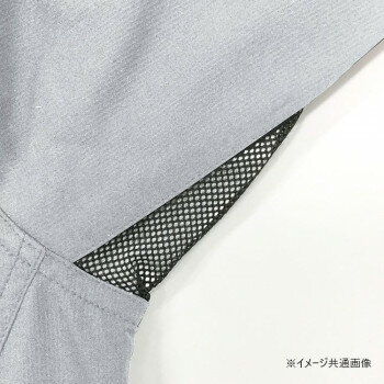 【暮らしラクラク応援セール】アイトス 長袖シャツ(男女兼用)(薄地) シルバーグレー 003 SS 2935【取り寄せ・返品不可商品】