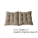 【暮らしラクラク応援セール】フリーシートクッション ジャガード ラクーサ 50×100cm ベージュ 1211860025601【取り寄せ・返品不可商品】
