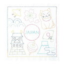 【暮らしラクラク応援セール】オリムパス 世界を旅する花ふきん 刺し子キット JAPAN SK-391【取り寄せ・返品不可商品】