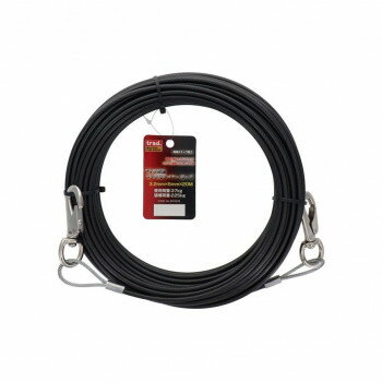 【暮らしラクラク応援セール】TRAD PVC被覆ワイヤ 両スナップ 3.2×5 20m THW-3220S 360639【取り寄せ・返品不可商品】
