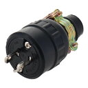 【暮らしラクラク応援セール】H&H 引っ掛けゴムプラグ 15A×125V HP-6 431406【取り寄せ・返品不可商品】