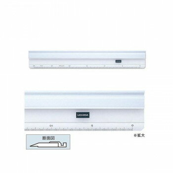 【暮らしラクラク応援セール】カッティング定規 30cm型 アルミエッジ付き 1-830-0030【取り寄せ・返品不可商品】