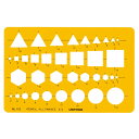 【暮らしラクラク応援セール】テンプレート No.110 組合せ定規 1-843-0110【取り寄せ・返品不可商品】