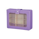 【暮らしラクラク応援セール】LIHIT LAB.(リヒトラブ) CUBE FIZZ コレクションケース A6 パープル A-696-10【取り寄せ・返品不可商品...