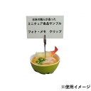 【暮らしラクラク応援セール】日本職人が作る 食品サンプル メモ・フォトクリップ ミニ天ぷらうどん IP-558【取り寄せ・返品不可商品】(3)