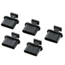 【暮らしラクラク応援セール】タイプC コネクタキャップ (5個入り・ブラック) TK-CAP8BK【取り寄せ・返品不可商品】