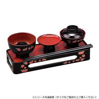 【暮らしラクラク応援セール】略式仏膳 6.5寸 黒(内朱) 蒔絵 なでしこ 430865047l011【取り寄せ・返品不可商品】(3.0)
