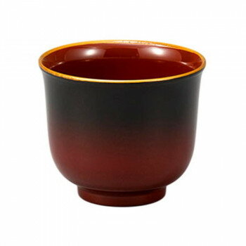 【暮らしラクラク応援セール】ぼかし塗　ぐい呑　内朱 2588【取り寄せ・返品不可商品】