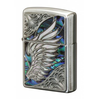 【暮らしラクラク応援セール】ZIPPOライター メタルシェルウイング SV 80086【取り寄せ・返品不可商品】