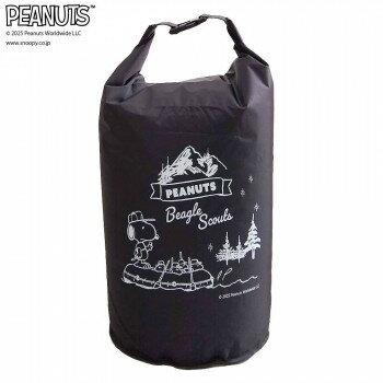 【暮らしラクラク応援セール】PEANUTS スヌーピー 防水バッグ ボート BK 10L【取り寄せ・返品不可商品】