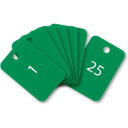【暮らしラクラク応援セール】オープン工業 スチロール番号札 1〜25 緑 BF-54-GN【取り寄せ・返品不可商品】