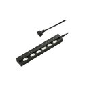 【暮らしラクラク応援セール】OHM 雷に強い節電タップ 6個口 3m 黒・HS-TPK63PBT-K【取り寄せ・返品不可商品】