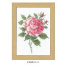 【暮らしラクラク応援セール】オリムパス ししゅうキット 5月ピンクローズ No.7511【取り寄せ・返品不可商品】
