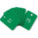 【暮らしラクラク応援セール】オープン工業 スチロール番号札 51〜75 緑 BF-56-GN【取り寄せ・返品不可商品】
