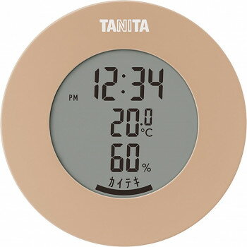 【暮らしラクラク応援セール】TANITA タニタ デジタル温湿度計 ライトブラウン TT-585【取り寄せ・返品..