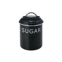 【暮らしラクラク応援セール】佐藤金属興業 SALUS 保存容器 バーネット キャニスター 黒 SUGAR【取り寄せ・返品不可商品】