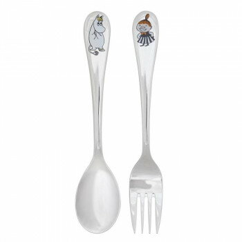 【暮らしラクラク応援セール】（A） Moomin ムーミン カトラリー ベビーセット スノークのおじょうさん＆リトルミイ 1009277【取り寄せ・返品不可商品】