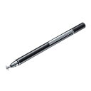 【暮らしラクラク応援セール】ディスク式タッチペン(ブラック) PDA-PEN49BK【取り寄せ・返品不可商品】
