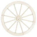 【暮らしラクラク応援セール】ウッドホイール L White 6324【取り寄せ・返品不可商品】