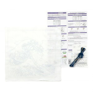 【暮らしラクラク応援セール】オリムパス 葛飾北斎 富嶽三十六景 刺し子キット 神奈川沖浪裏 SK407【取り寄せ・返品不可商品】