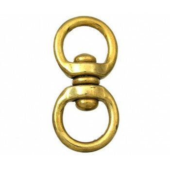 【暮らしラクラク応援セール】ハイロジック　DH-348　真鍮スイベル　19mm　15348【取り寄せ・返品不可商品】
