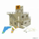 【暮らしラクラク応援セール】みにちゅあーとキット 航空情景シリーズ S=1/MIX 管制塔type-B MK08-02【取り寄せ・返品不可商品】