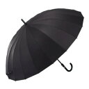【暮らしラクラク応援セール】LESS IS MORE 富山サンダー(R) 20本骨 長傘 ブラック U165-0890BK1-B3【取り寄せ・返品不可商品】