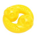 【暮らしラクラク応援セール】ルークラン ループ スクイーキー リング イエロー ペット用品【取り寄せ・返品不可商品】