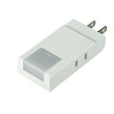 【暮らしラクラク応援セール】ELPA コンパクトタップ 2個口ライト付 A-CT002LED(W)【取り寄せ・返品不可商品】