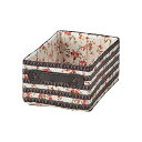 【暮らしラクラク応援セール】お花柄バスケット 13-05DBR【取り寄せ・返品不可商品】