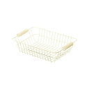 【暮らしラクラク応援セール】ワイヤーバスケット アイボリー 54-70IV【取り寄せ・返品不可商品】