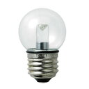 【暮らしラクラク応援セール】ELPA 防水型LED装飾電球 ミニボール球形 E26 G40 クリア電球色 LDG1CL-G-GWP256【取り寄せ・返品不可商品...