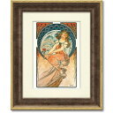 【暮らしラクラク応援セール】ユーパワー アルフォンス ミュシャ「絵画」 AM-02011【取り寄せ・返品不可商品】