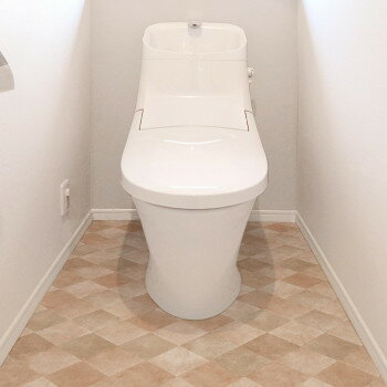 【暮らしラクラク応援セール】抗菌トイレ模様替え　KSBKT-01 90cmx170cm タイル　ベージュ【取り寄せ・..