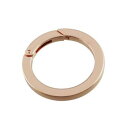 【暮らしラクラク応援セール】ハイロジック 丸カラビナ 50mm ピンクゴールド 1個入 29257【取り寄せ・返品不可商品】