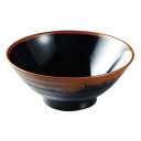 【暮らしラクラク応援セール】ENTEC エンテック AN65B 長次郎窯そば丼(大) 内黒【取り寄せ・返品不可商品】