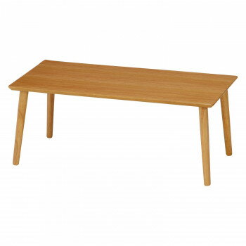 【暮らしラクラク応援セール】不二貿易　（C/D:10865） 突板ローテーブル 8040NA【取り寄せ・返品不可商品】