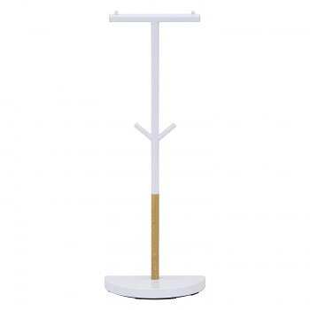 【暮らしラクラク応援セール】不二貿易　（C/D:16709） バックパックスタンド WH【取り寄せ・返品不可商品】