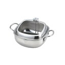 【暮らしラクラク応援セール】食彩亭ステンレス角型天ぷら鍋20cm TP-21【取り寄せ・返品不可商品】