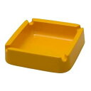 【暮らしラクラク応援セール】ENTEC エンテック A-270Y カラー灰皿(角) 黄【取り寄せ・返品不可商品】