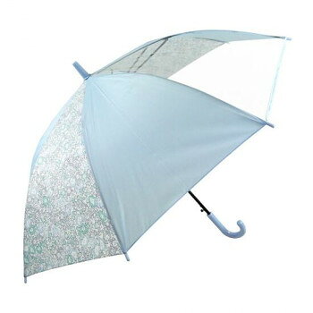 【暮らしラクラク応援セール】アテイン 傘 小花・張分け55cm　サックス 1387【取り寄せ・返品不可商品】