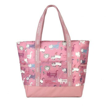 Shopping Bags, Ecology Bags - 【暮らしラクラク応援セール】クスグルジャパン 保冷・保温バッグ 保冷・保温トートバッグ マチルダさん柄 ピンク 25-8187【取り寄せ・返品不可商品】