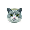 【暮らしラクラク応援セール】キャットセラミック フラワーポット(S) ハチワレ 4009566-02【取り寄せ・返品不可商品】