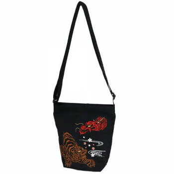 【暮らしラクラク応援セール】大西賢製販 Ripple 刺繍ショルダーバッグ 龍虎 B38-SSB01【取り寄せ・返品不可商品】